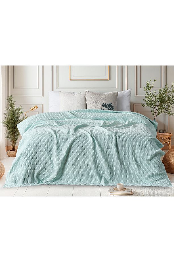 Masal Pike Takımı Tek Kişilik Mint Yeşili - 8