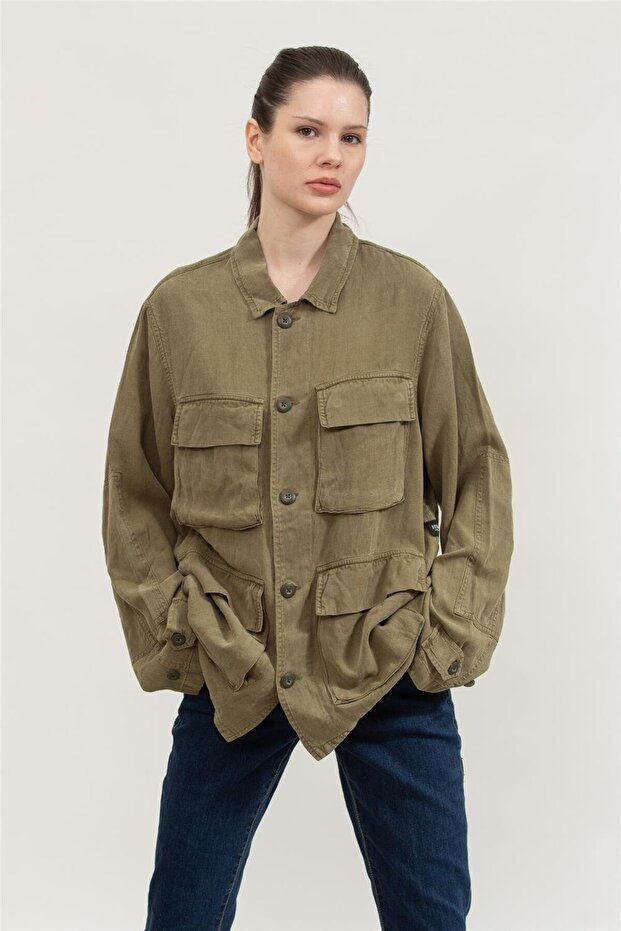 Boxy Kadın Mont - 1