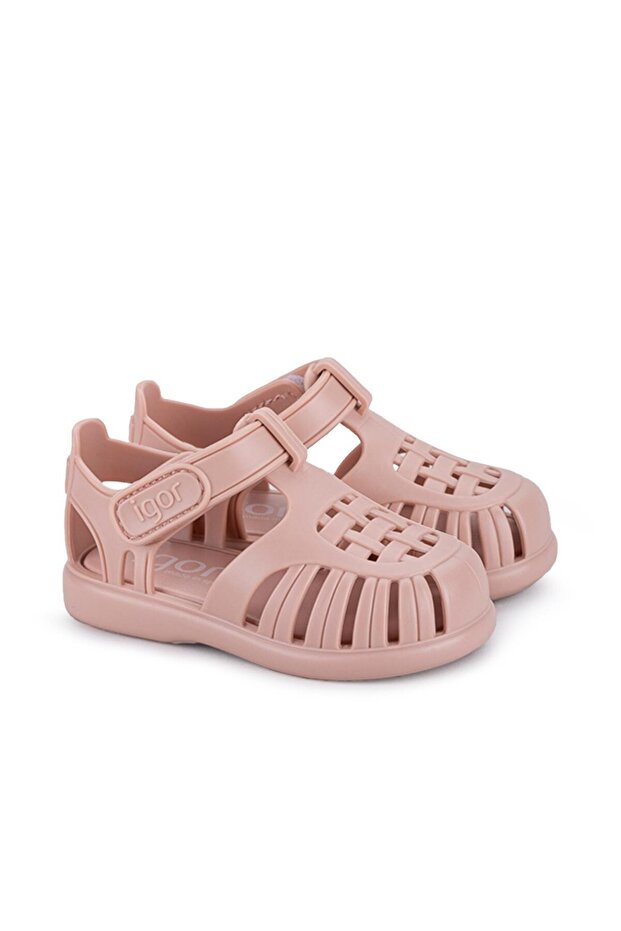 S10271 Tobby Solid Çocuk Sandalet - 3