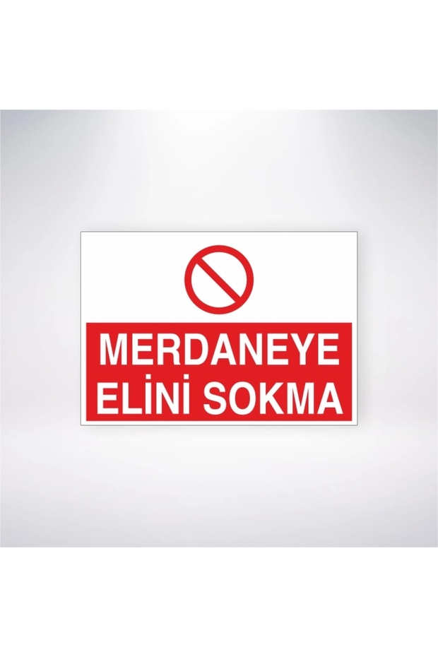 Merdaneye Elini Sokma Sticker 20X28 cm