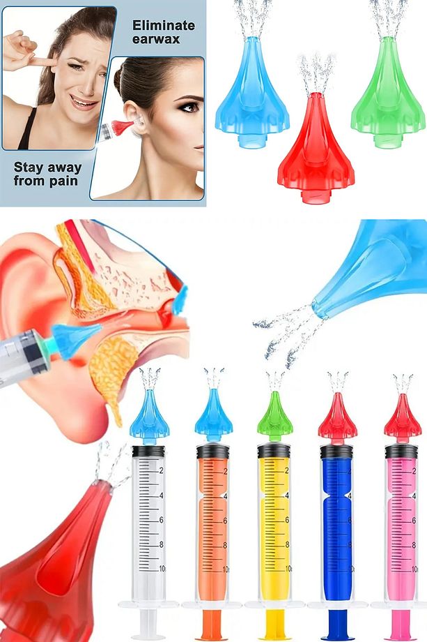 Burun ve Kulak Kanalı Temizleme Şırıngası 10ml Yeniden Kullanılabilir - 1