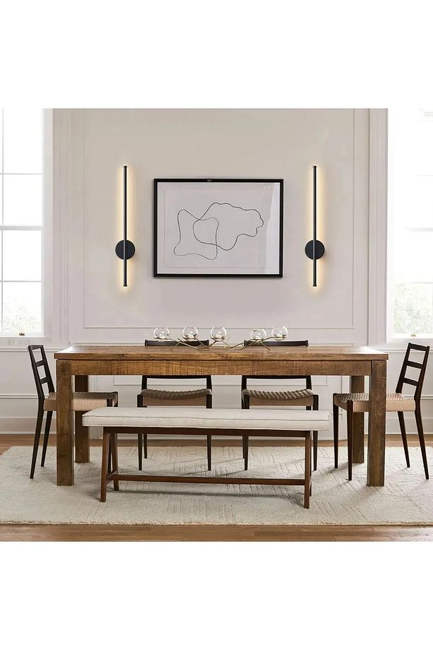 ŞARJLI APLİK MODERN 70 CM DUVAR APLİK 1 ADET - 2