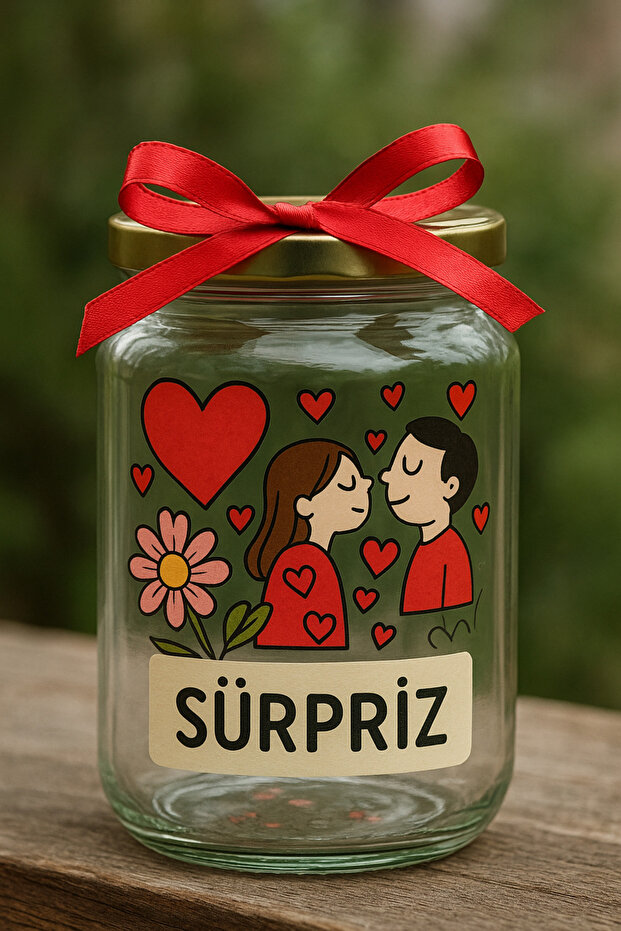 Aşk Temalı Süpriz kavanoz - 1