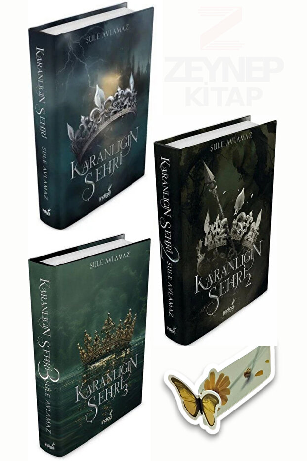 Karanlığın Şehri 3 Kitap Set(CİLTLİ)(Özel Tasarım Kelebek Ayraç Hediye)
