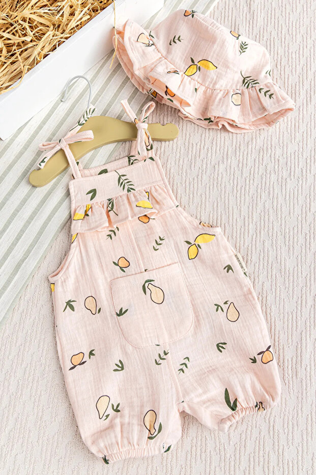 Muslin 100% Cotton Summer Baby Girl Jumpsuit