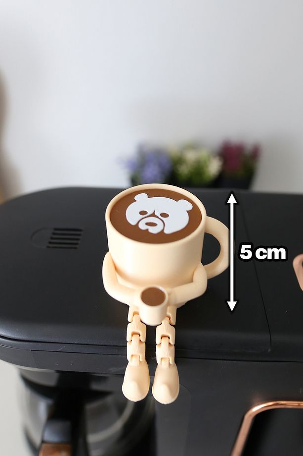 Sevimli Ayıcık Latte Kahve Köşesi Seti - Ayaklı Latte Art Seti - 2