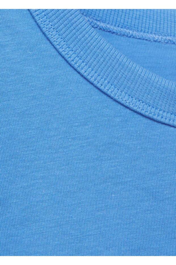 Vatkalı kısa kollu tişört - 8