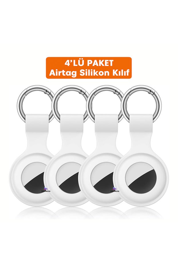 Compatible 4 Pack Silicone Case Set Keychain Closed Back Non-Falling Washable Flexible