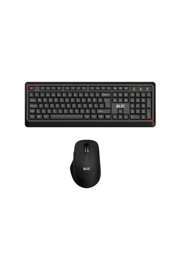Kablosuz Klavye Mouse Set Siyah Türkçe Q Ev Ofis Kullanıma Uygun Klavye Mause Set 7.1 Bkb7 - 4