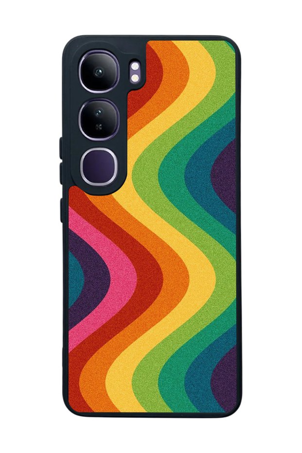 Vivo V40 Lite Compatible Matte Black Case – Soft Silicone, Protective, Shock Absorbing Cover