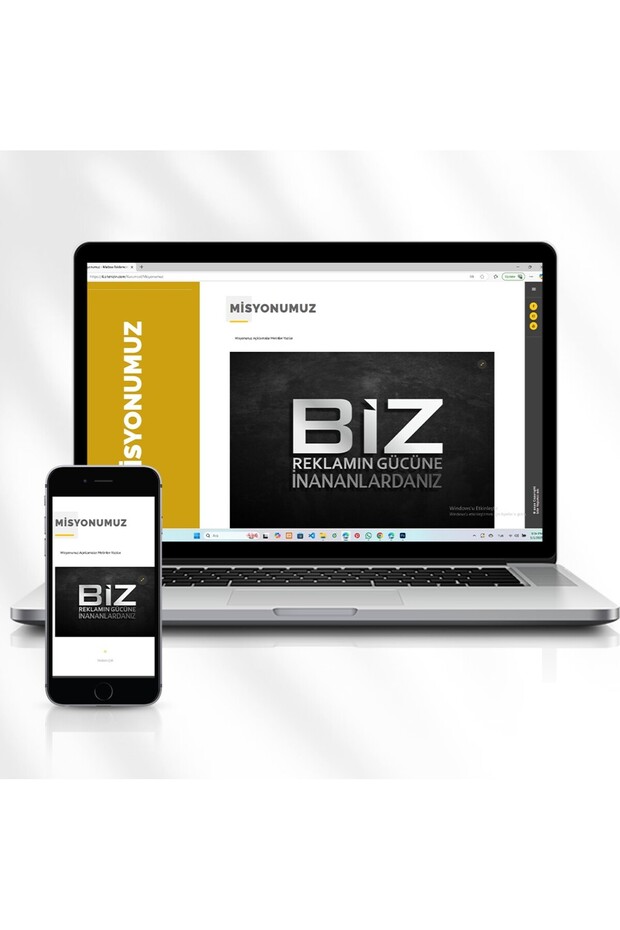 Matbaa, Reklam ve Grafik Tasarım Ofisleri Için Hazır Tanıtım Web Sitesi Kod: 4.sitenizin.com - 4