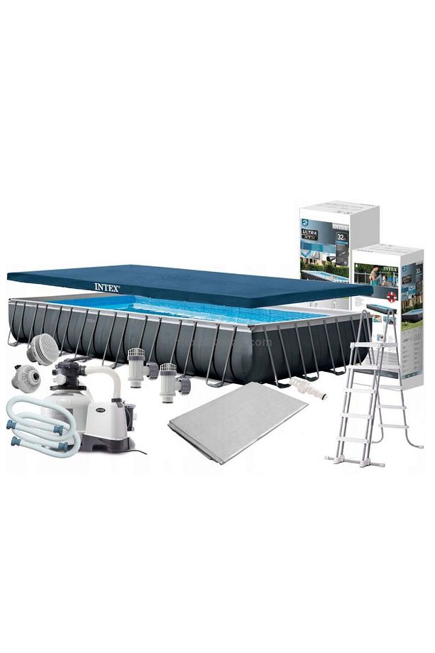 İntex 26374 975x488x132cm Ultra XTR Prefabrik Aile Havuzu 9.75 Metre Hazır Set - 5