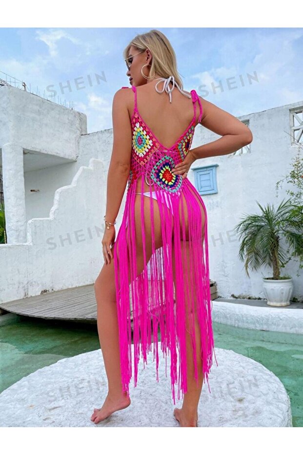 el örgüsü kadın pareo - 2