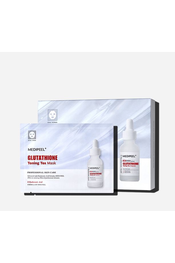 Glutathione Toning Tox Mask 25 ml * 5 adet Beyazlatıcı tonik yüz maskesi - 6