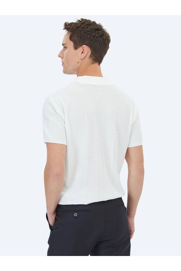 Ekru Regular Fit Casual Gömlek - 7