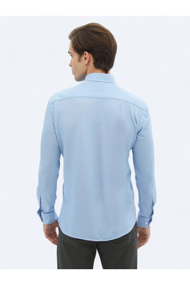 Mavi Regular Fit Casual Pamuk Karışımlı Gömlek - 5