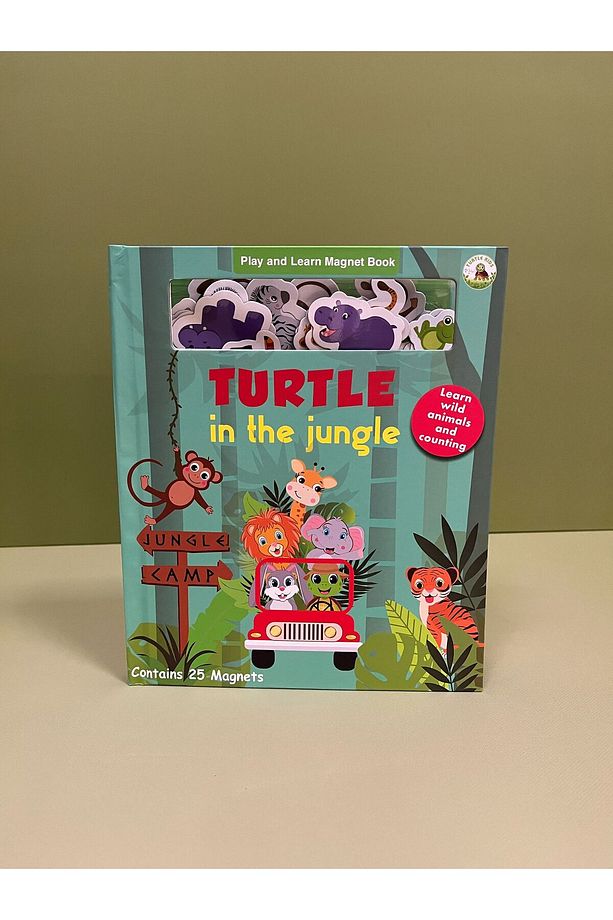 Turtle In The Jungle Magnet Book - 3