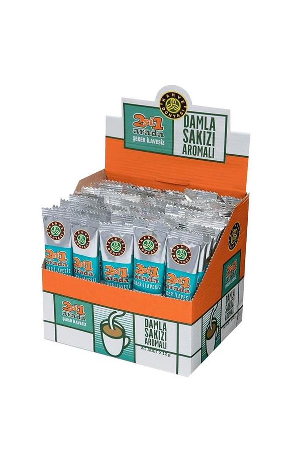 Kahve Dünyası 2'si 1 Arada Hazır Kahve Damla Sakızlı 12 g x 40 Adet - 3