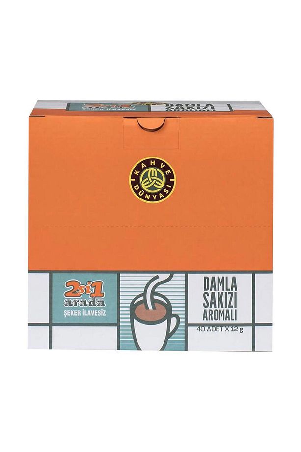 Kahve Dünyası 2'si 1 Arada Hazır Kahve Damla Sakızlı 12 g x 40 Adet - 2