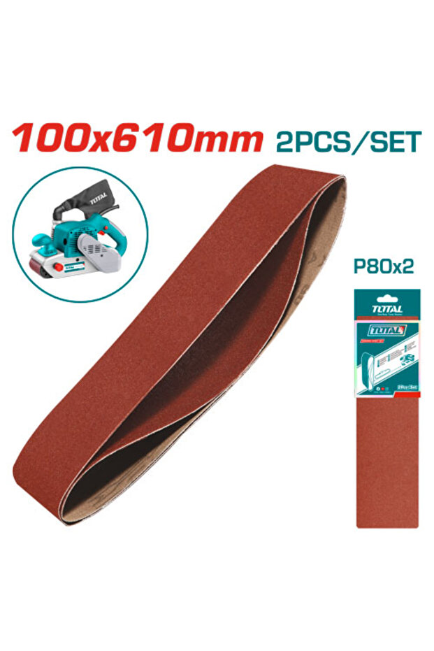 طقم ورق صنفرة رول 100x610mm 2pcs/set