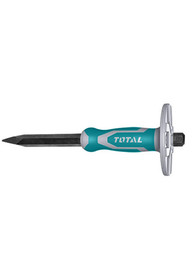 Hand chisel with rubber handle - 1