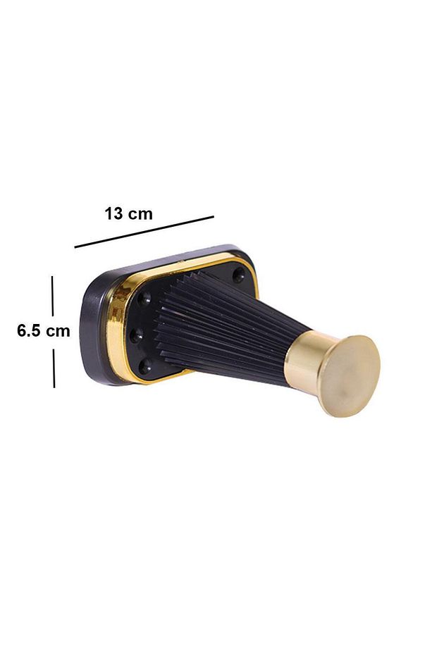 (4 ADET) Mobilya Kanepe Puf Ünite Sehpa Ayağı Siyah Gold Baza Yükseltici Ayak 15 Cm - 5