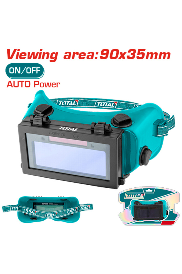 90x35mm Automatic Electronic Welding Goggles - 1