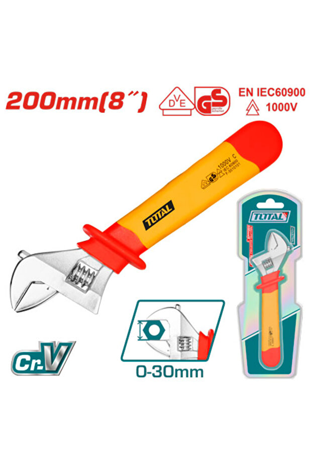 مفتاح اسبانة معزول 8" - 1