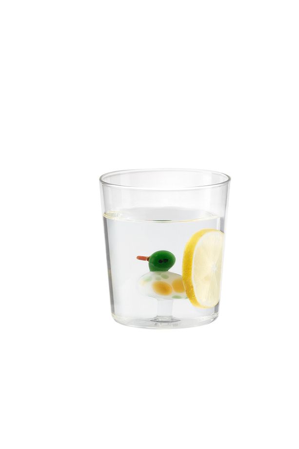 Violet Borosilikat Cam Bardak - Yeşil - 350 ml - 5