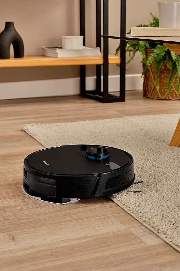 Alex Laser 1291h Moplu Ve Haritalamalı Akıllı 5 Kpa Robot Süpürge Siyah - 3