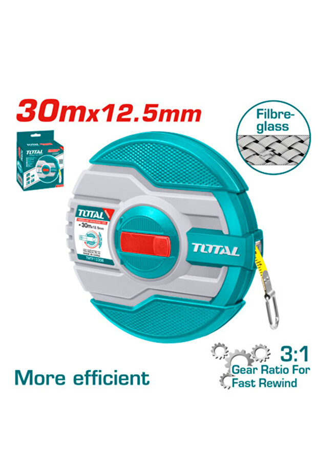 متر فيبر دائري 30mx12.5mm