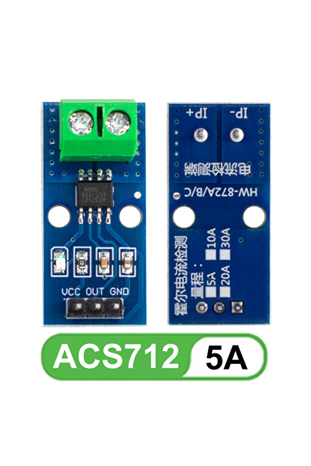 وحدة مستشعر تيار هول 5 أمبير وحدة ACS712 وحدة مستشعر تيار هول 5 أمبير 20 أمبير 30 أمبير وحدة مستشعر تيار هول 5 أمبير/20 أمبير/30 أمبير ACS712 - 1