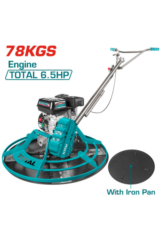 مروحة تسوية الصبة 78kgs 6.5hp