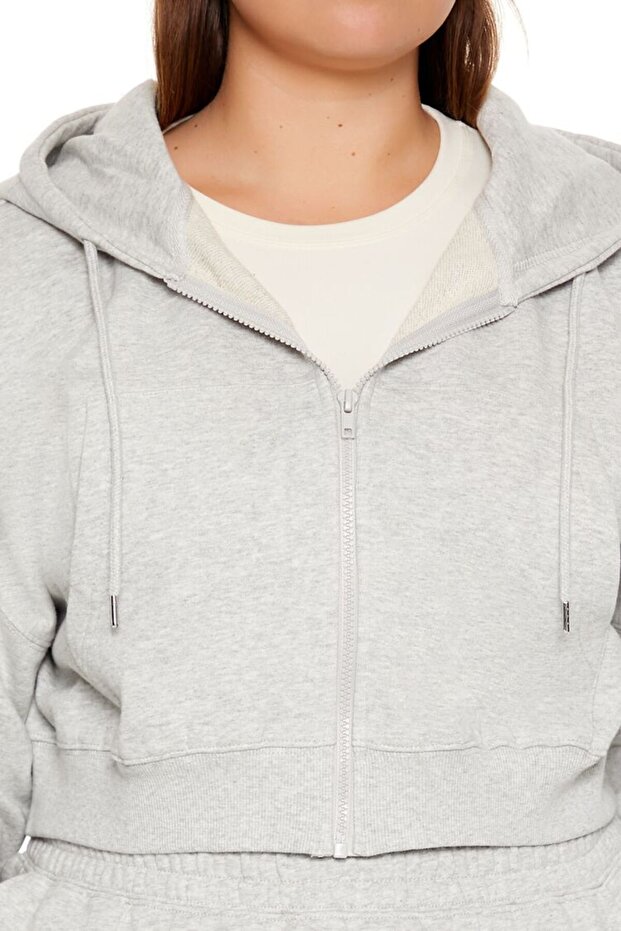 Plus Size French Terry Sweatshirt - 5