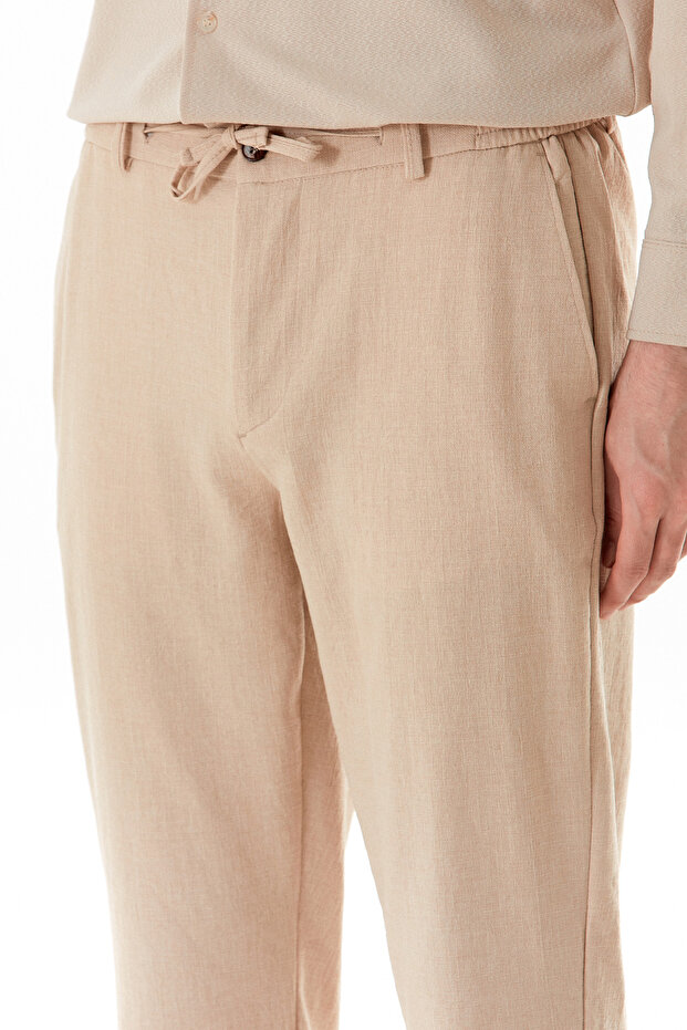 Joggerhose mit Spitzenbund - 5