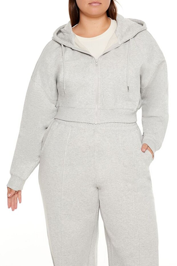 Plus Size French Terry Sweatshirt - 2