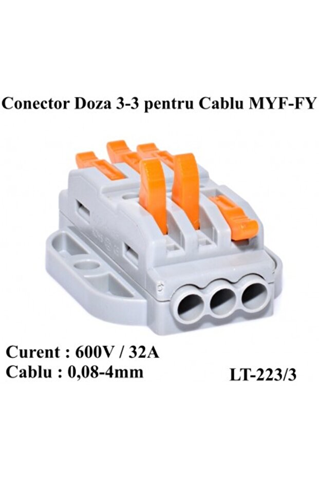 Connector Socket For Cable 3-3 LT-223/3, ElectroAZ - 2