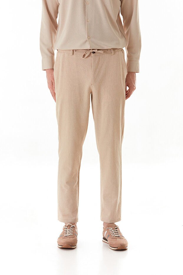 Joggerhose mit Spitzenbund - 6