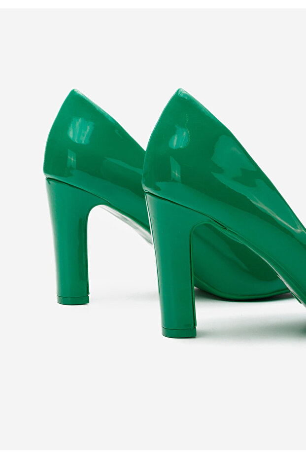 Zelené lakované lodičky Devina - 6