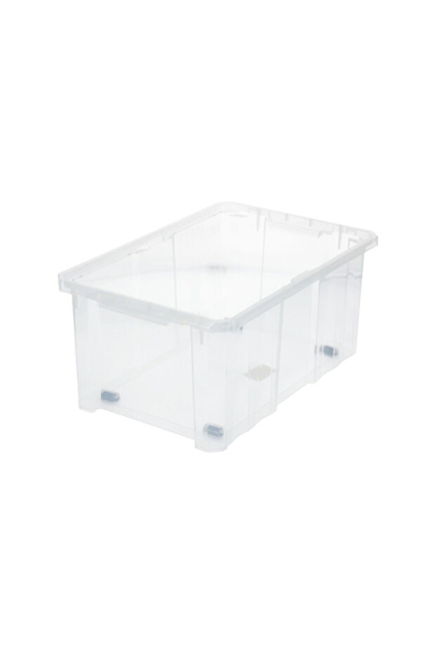 صندوق تخزين مستطيل بلاستيكي قابل للتكديس من كارغو بوكس، سعة 45 لترًا - 1
