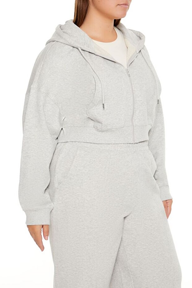 Plus Size French Terry Sweatshirt - 1