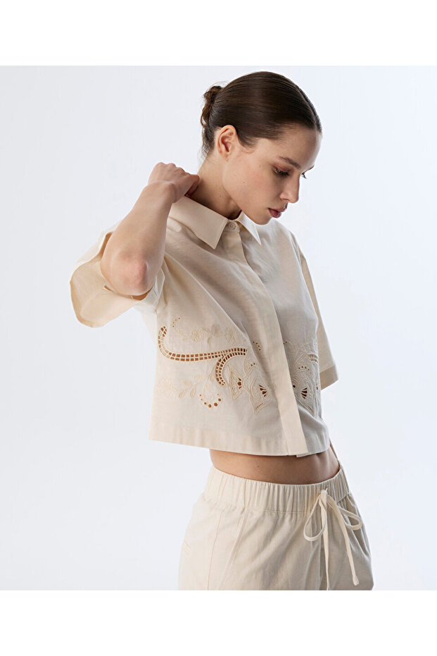 NAKIŞLI GÖMLEK CEKET - 5