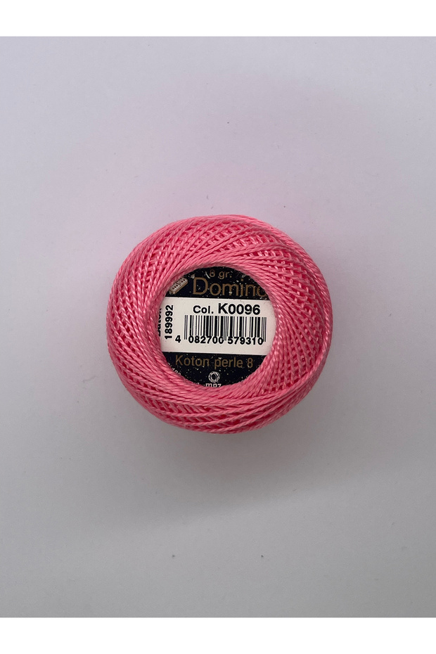K0096 - خيط تطريز كوتون بيرل رقم 8