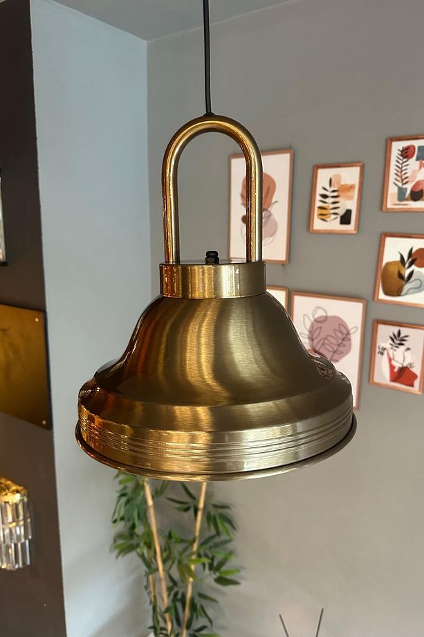 Ulmete Eskitme Kilit Kafa Tekli Sarkıt Avize Salon Ofis Otel Restoran Avizeleri Vintage Tasarım - 4