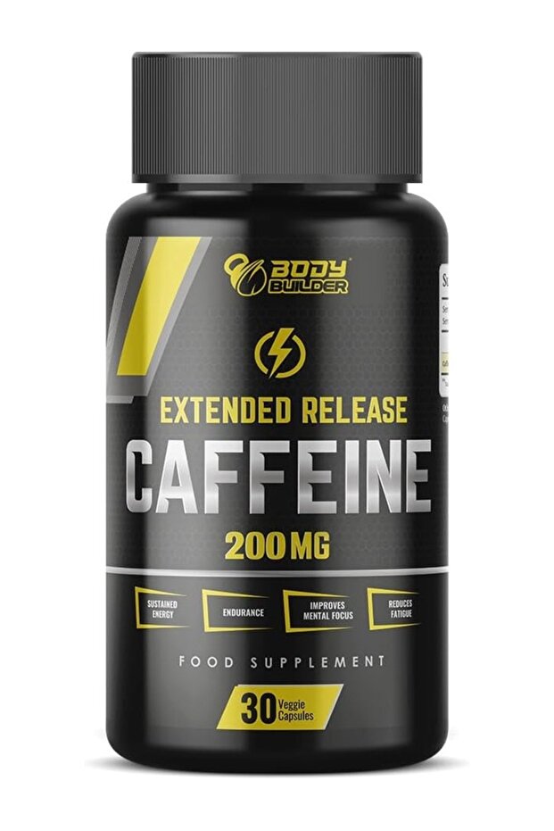 Extended Release Caffeine, 30 Veggie Capsules, 200 Mg
