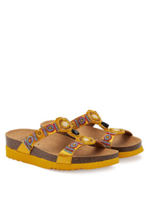 șlapi de damă MF266072007 portocalii - 2