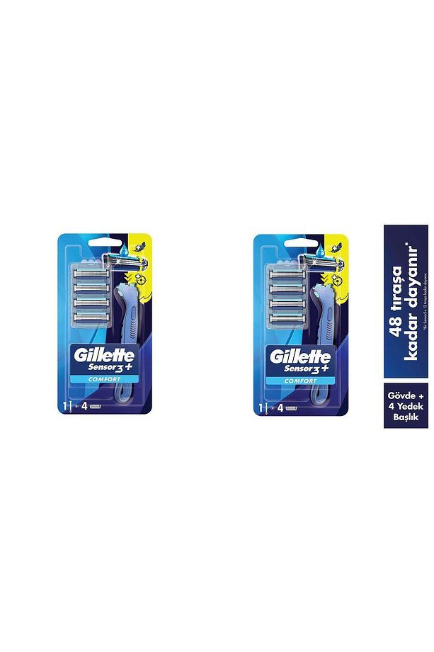 Sensor 3 Plus Comfort Makine 4 Bıçak-2 Adet - 2