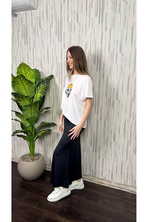 Streç Rahat Kalıp Etek - 2