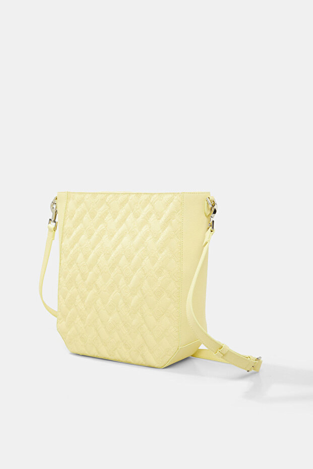 SARI MONOGRAM DERİ ÇANTA - 5