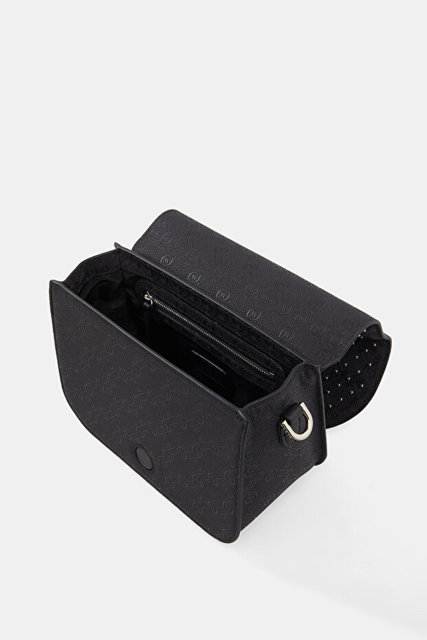 SİYAH MONOGRAM ÇANTA - 7